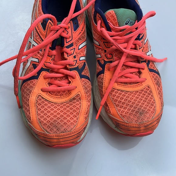 ASICS Gel Flux 3 'Flash Coral Aqua Mint' Sneakers - Size 9 - N187-10 - Picture 6 of 8